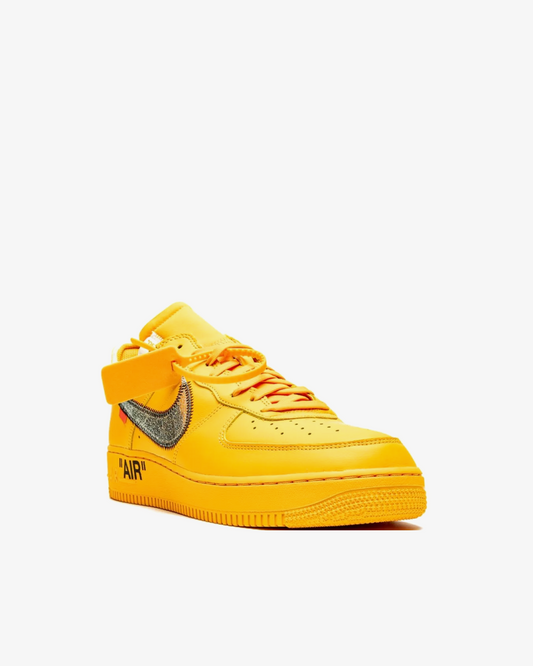 Nike Air Force 1 Low Off White ICA “University Gold” Sneakers