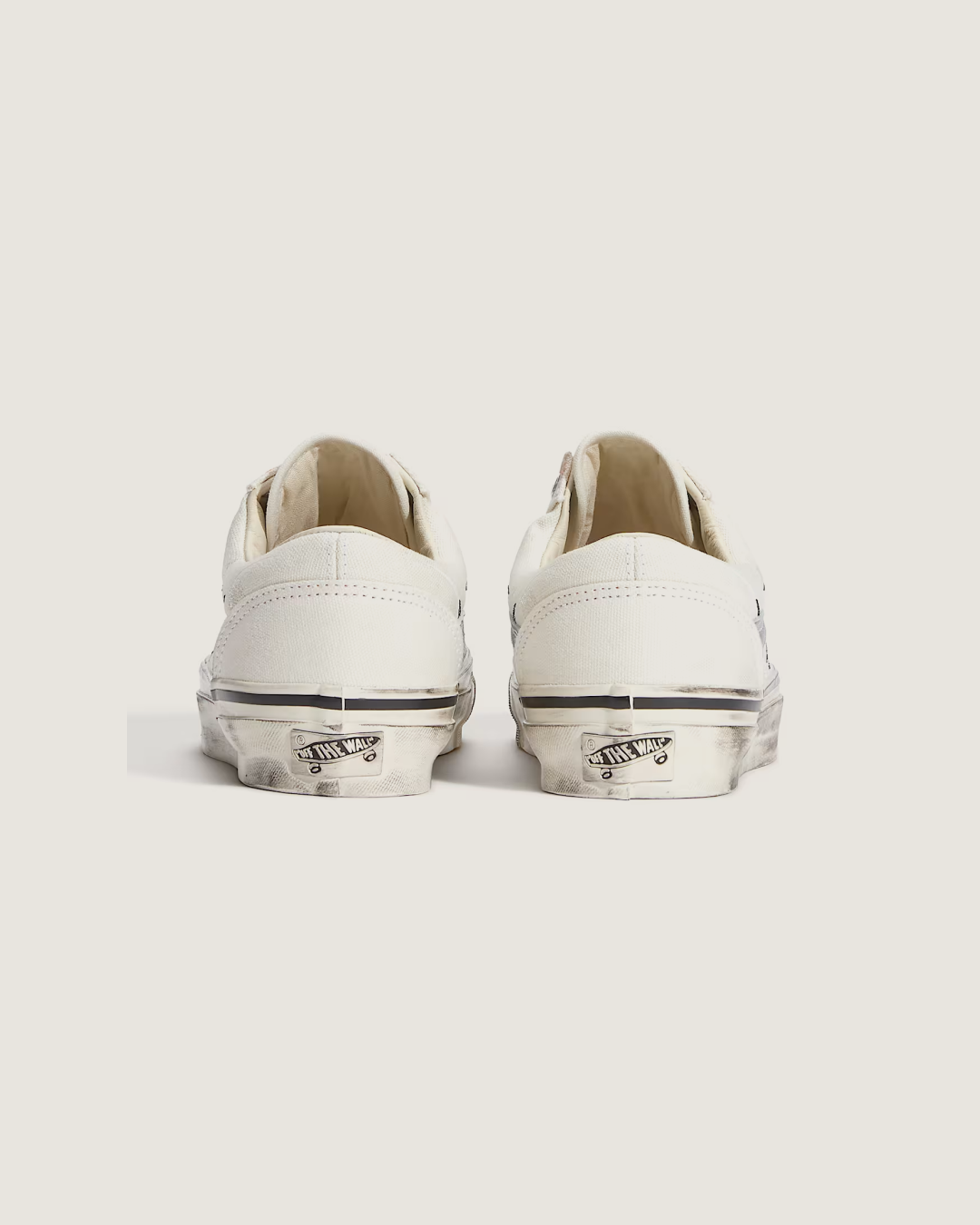 VANS Premium Old Skool 36 'White' Flames Shoes
