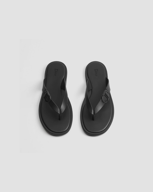 Dior Rivage Thong 'Black' Sandal
