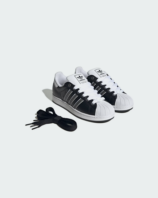 Adidas Original Superstar II 'Core Black / Matte Silver / Cloud White' Sneakers