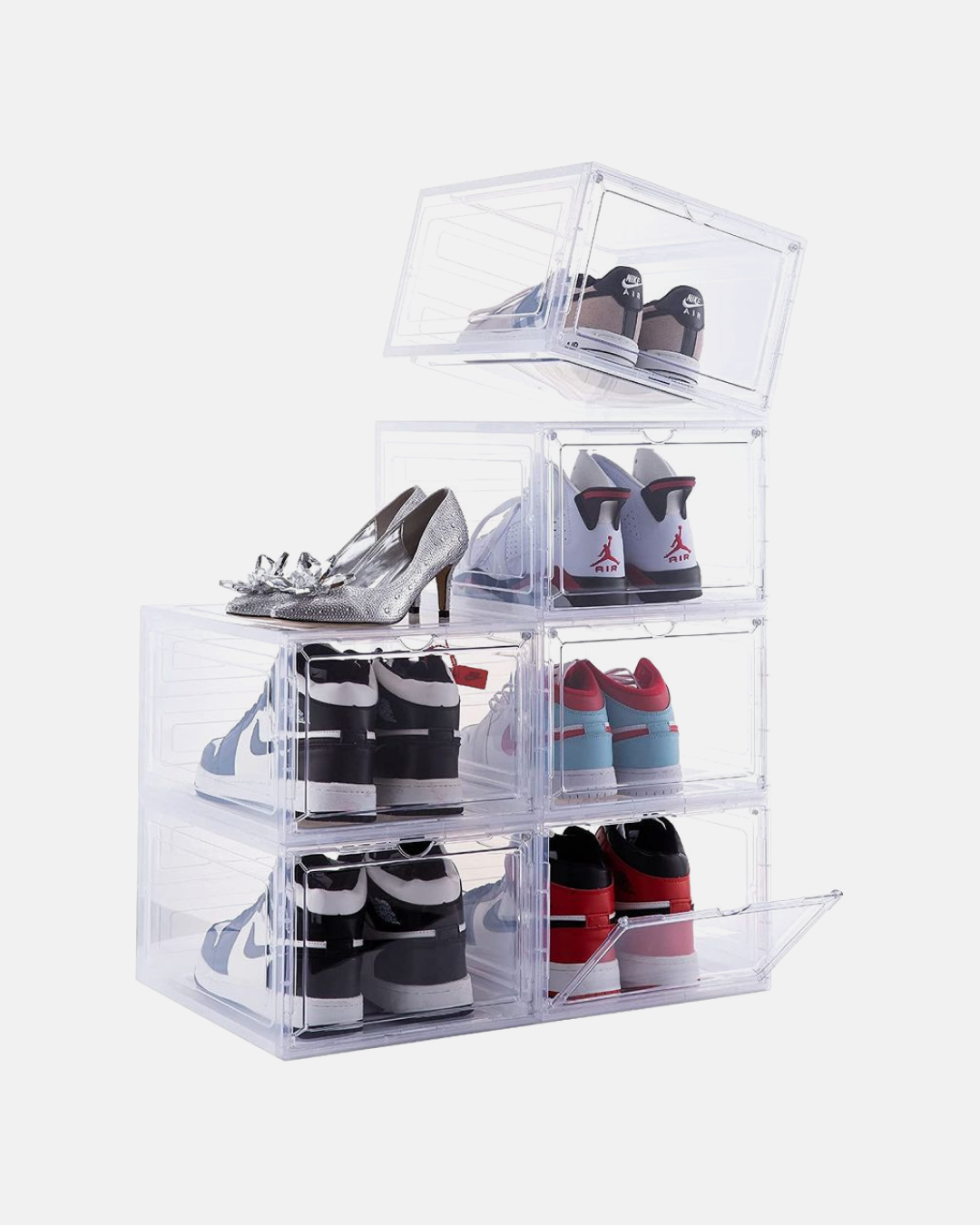 Clear Stackable Shoe Box – The Drip Vault
