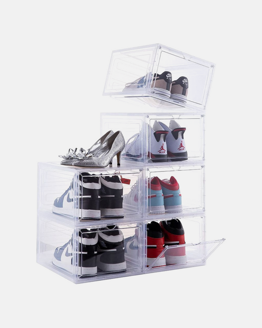 Clear Stackable Shoe Box – The Drip Vault