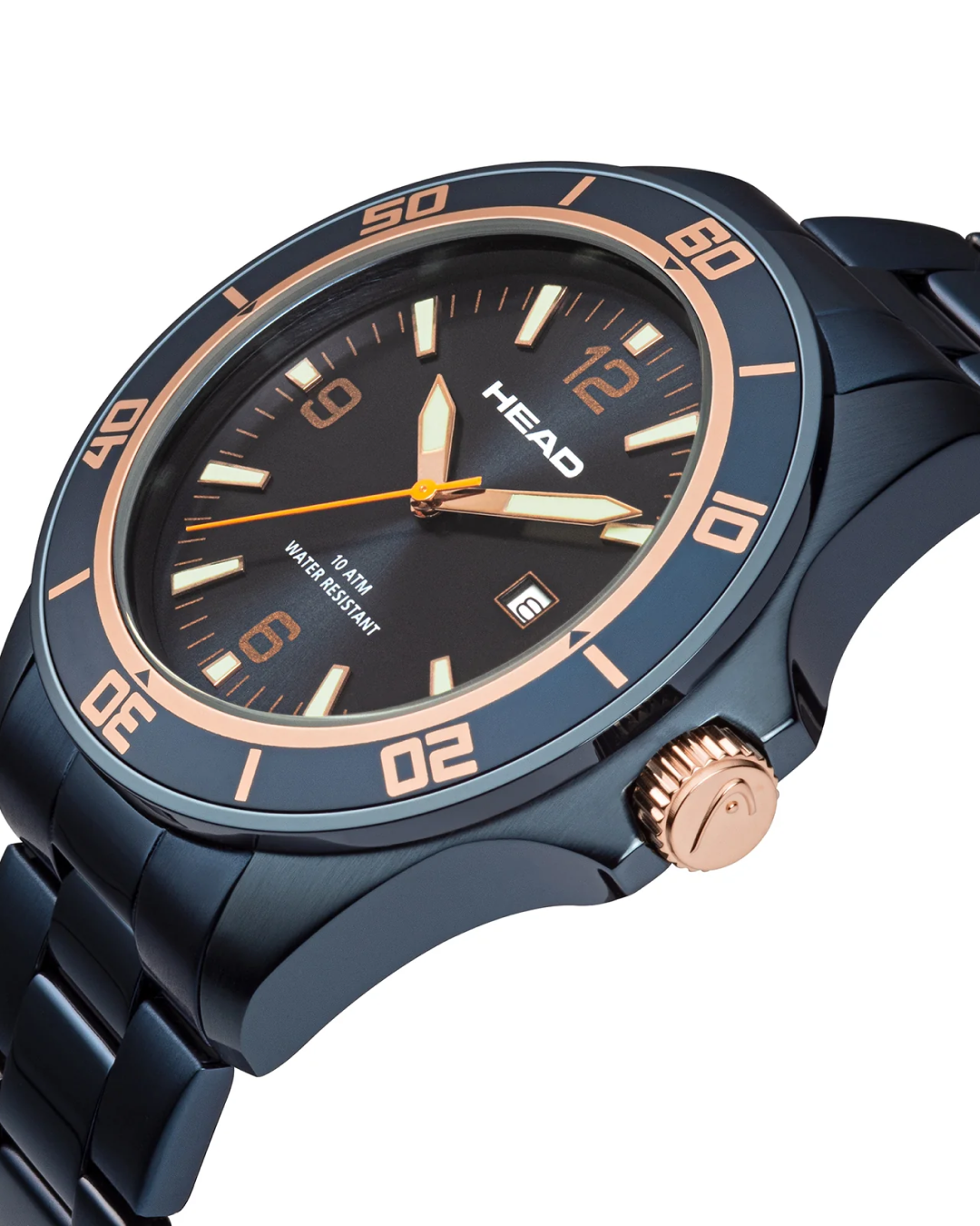 Head Rome 2 Blue/Rose Gold Wristwatch
