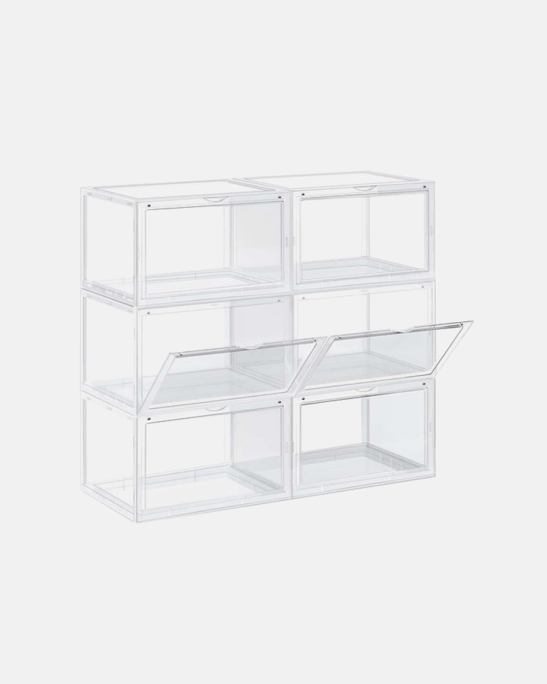 Clear Stackable Shoe Box – The Drip Vault