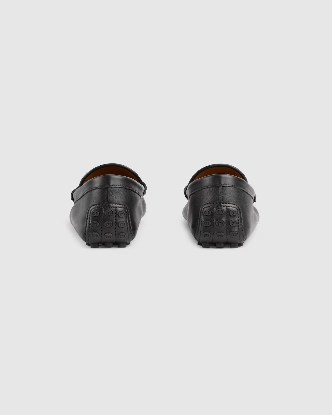 Gucci Horsebit Drivers in Black Leather