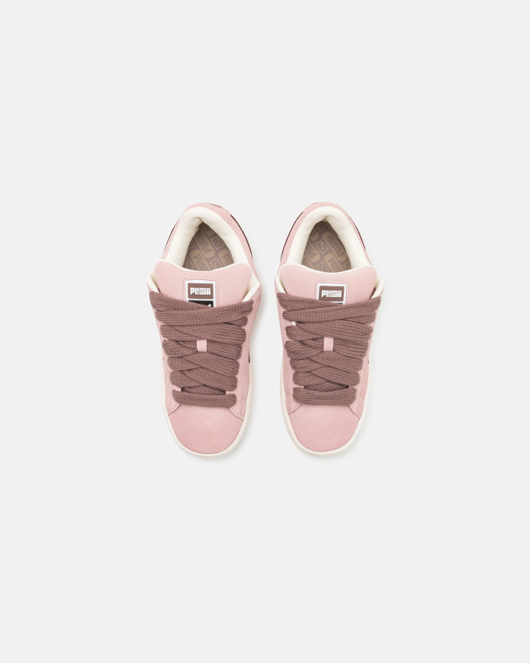 Puma Suede XL Women's Future Pink Warm White Sneakers