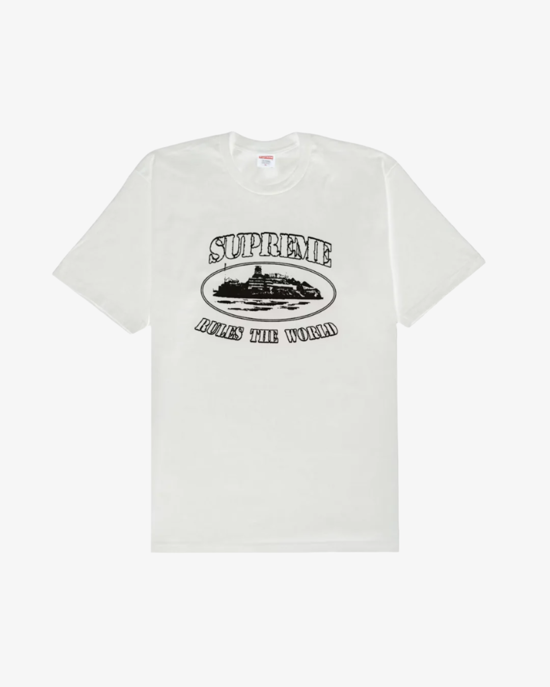 Supreme x Corteiz Rules The World Black T Shirt