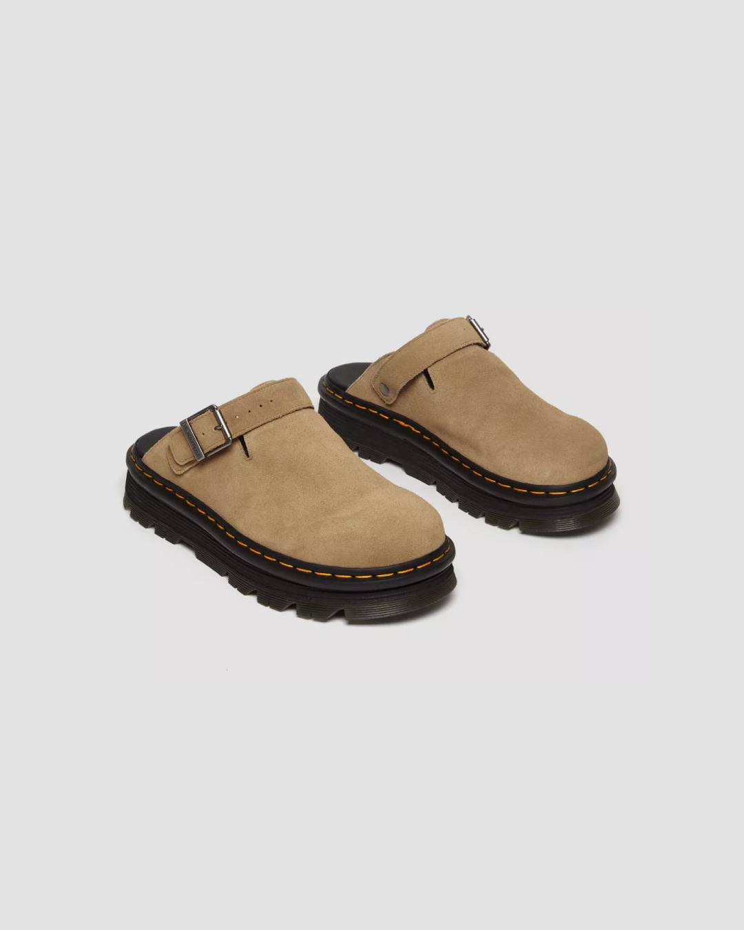 Dr. Martens Zebzag Suede Casual Slingback Platform Mules – 2 Colorways