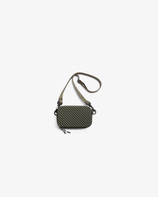 Zara Rigid Cross Body Bag 'Olive'