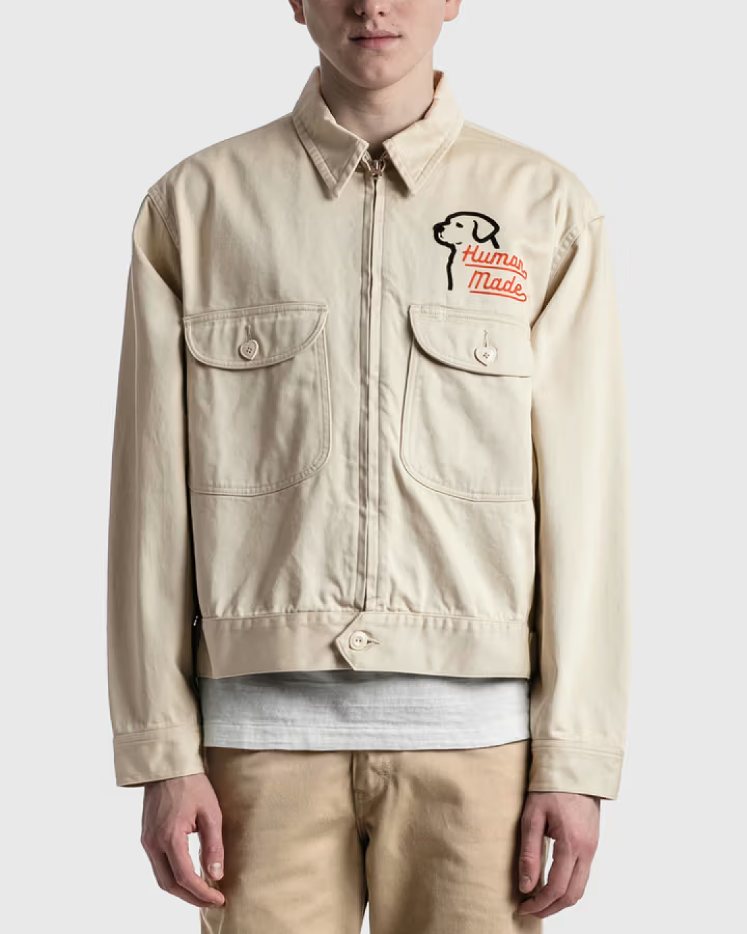 Human Made Work Jacket "Cream"