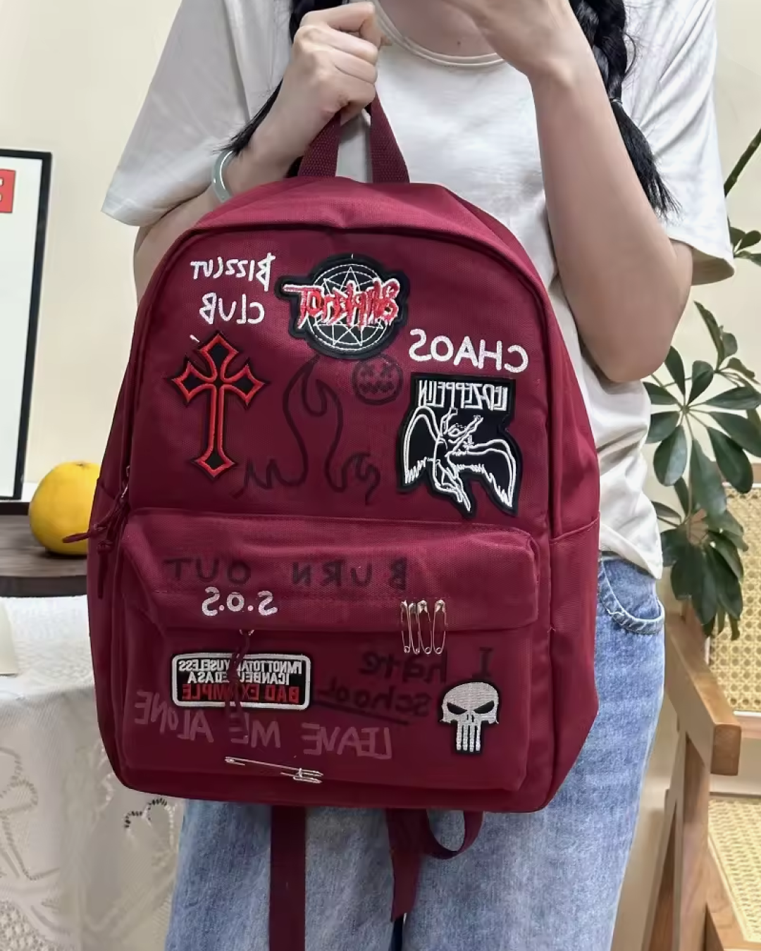 Original Slipknot & Chrome Heart Backpack