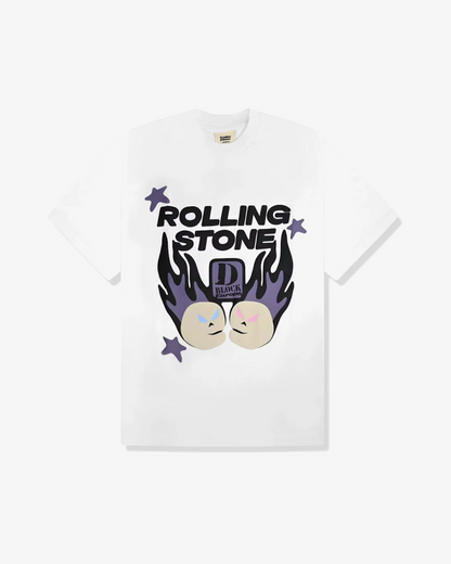 Broken Planet {Rolling Stone} White T-Shirt