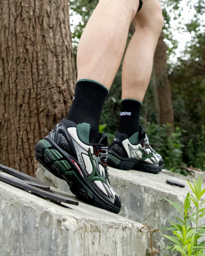 Mizuno Halo Mix Black Green Sneakers