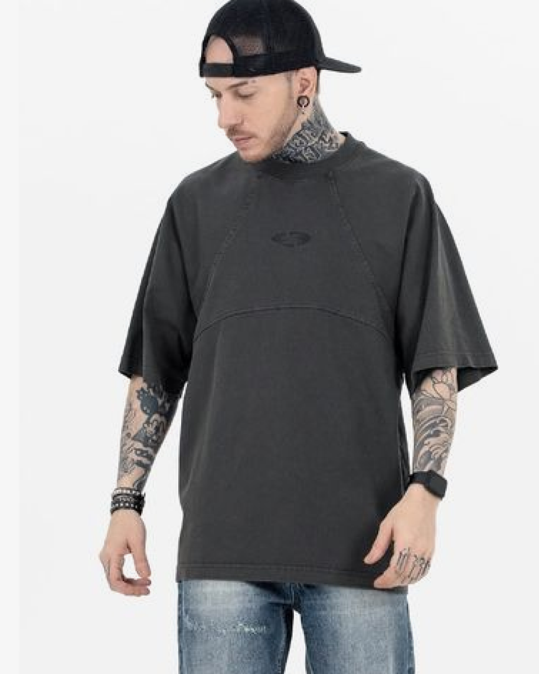 Grailz T-Shirt 'Washed Black'