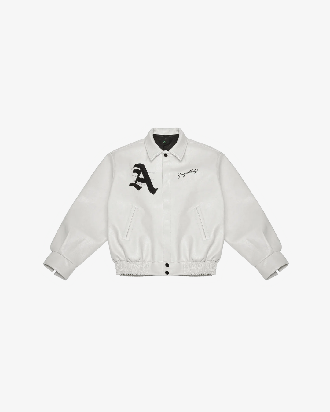 A Few Good Kids Racing Ferrari Leather jacket 'White'