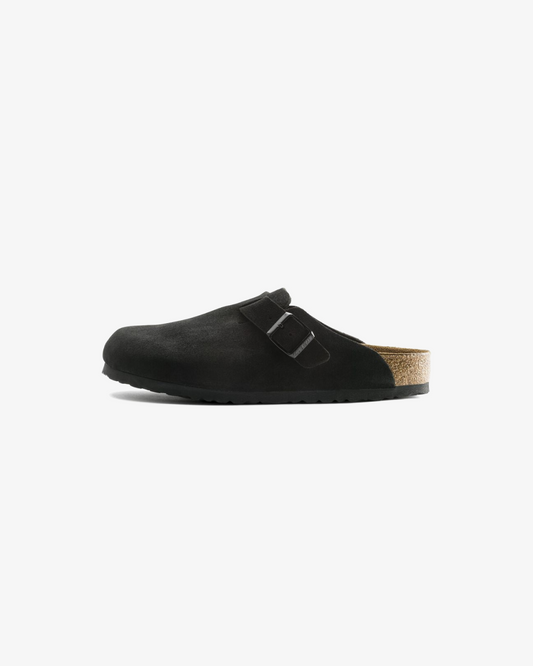 Birkenstock Boston Leather "Black" slippers