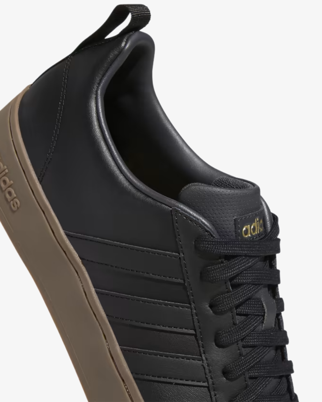 Adidas Streetcheck Cloudfoam Court Low sneakers In Core Black And Carbon