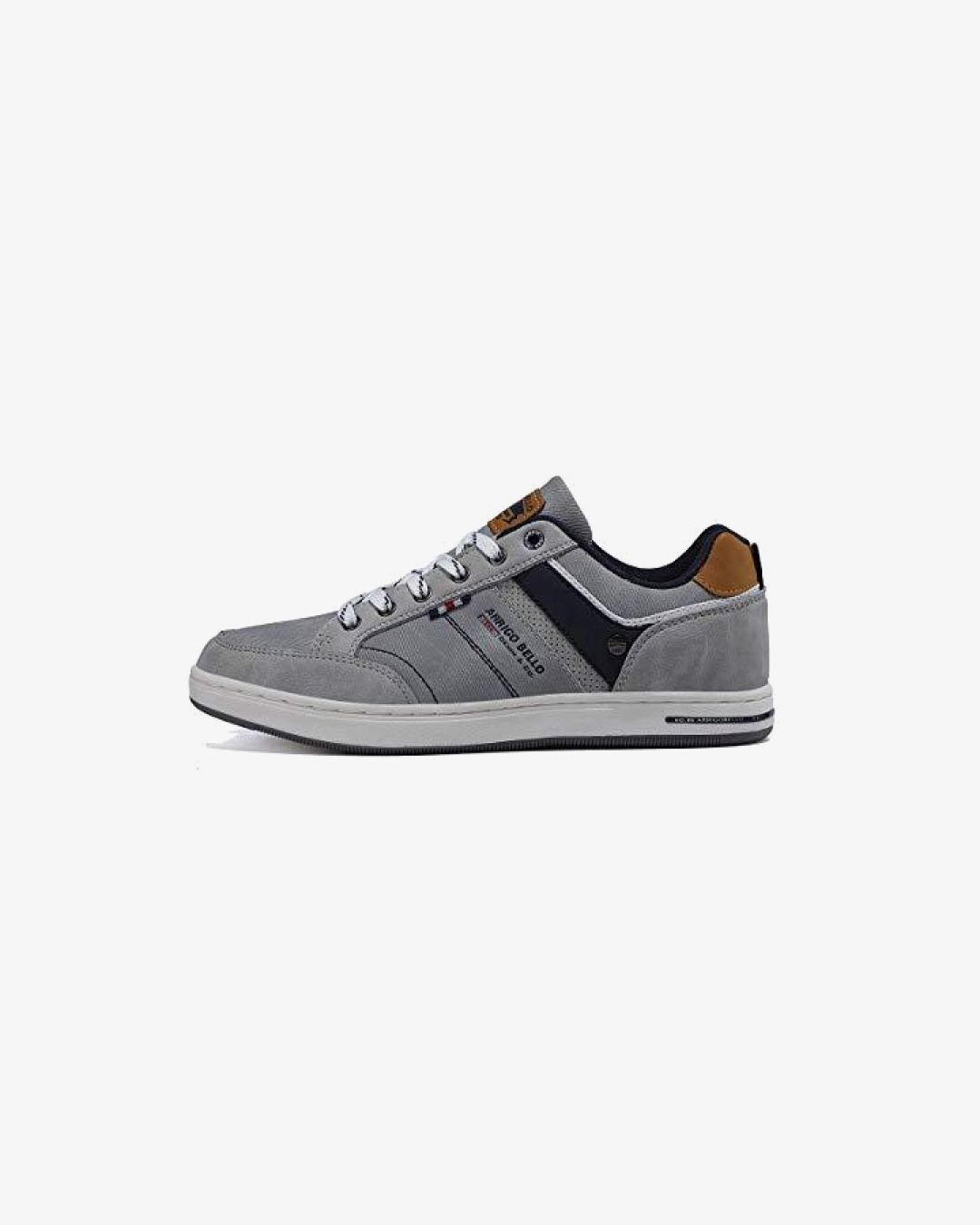 Arrigo Bello Casual Lace Up Shoe In Grey Sneakers