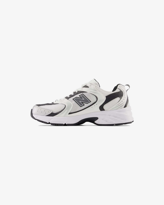 New Balance 530 White Black Silver Sneakers