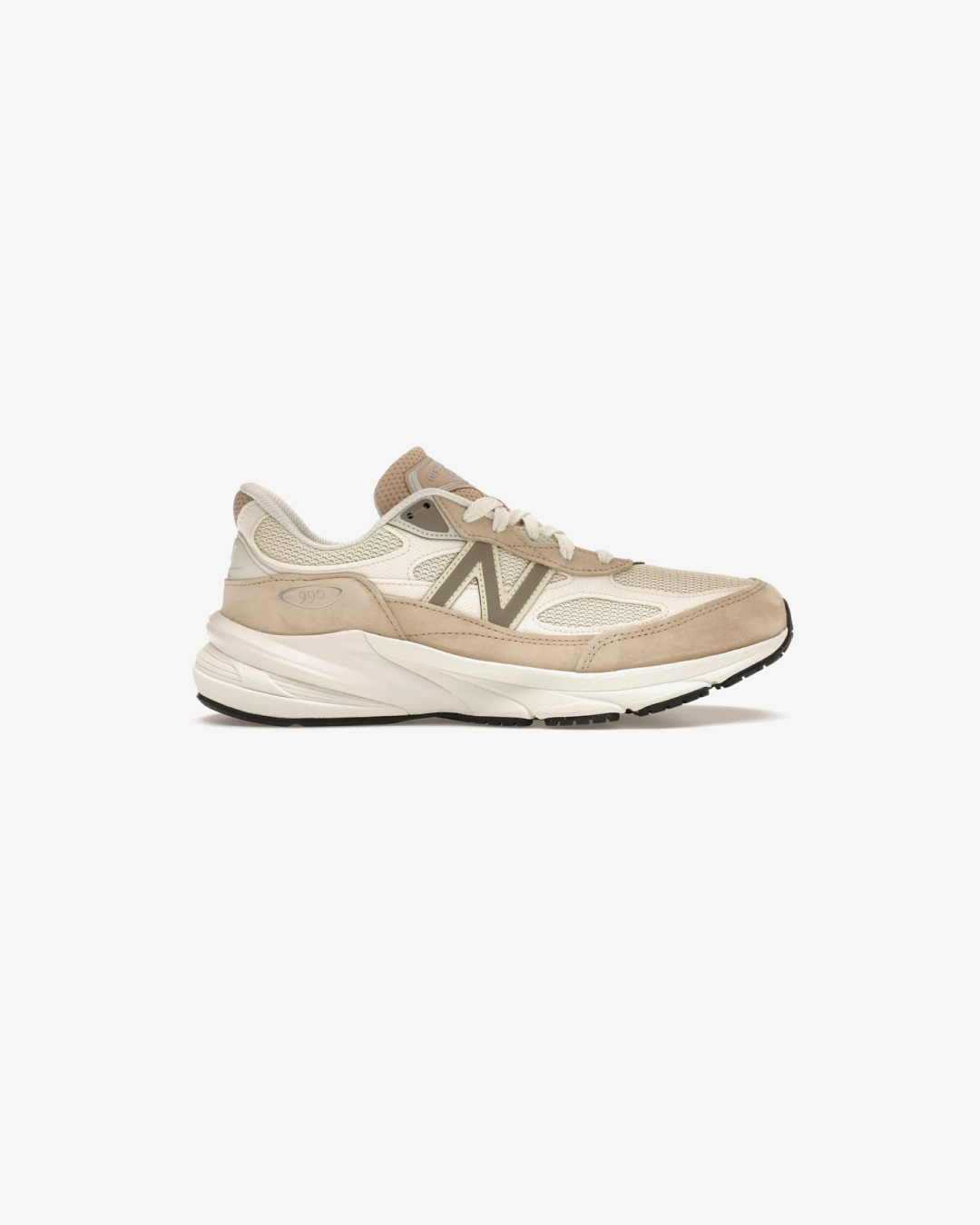 New Balance 990v6 Cream Beige Sneakers