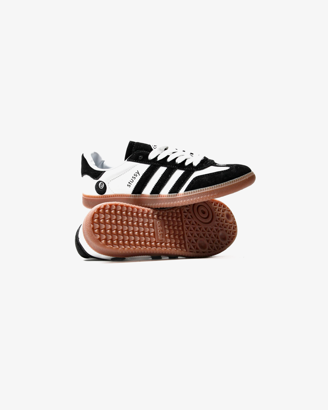 Stussy X Adidas Samba LT 'Black/White' Sneakers | 1807Retails – 1807 Retails