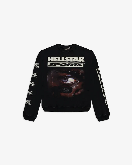 Black Hellstar Sports Long Sleeves Shirt