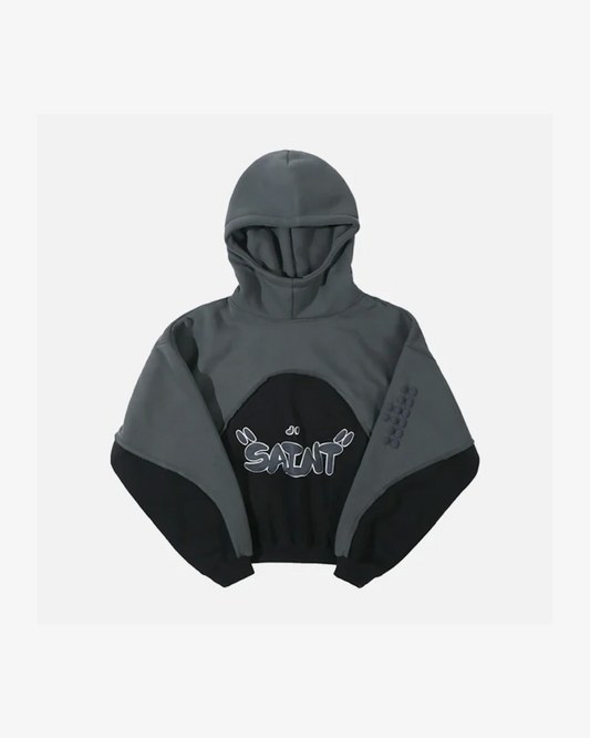 Saint Oversize Fleece Hoodie - Black