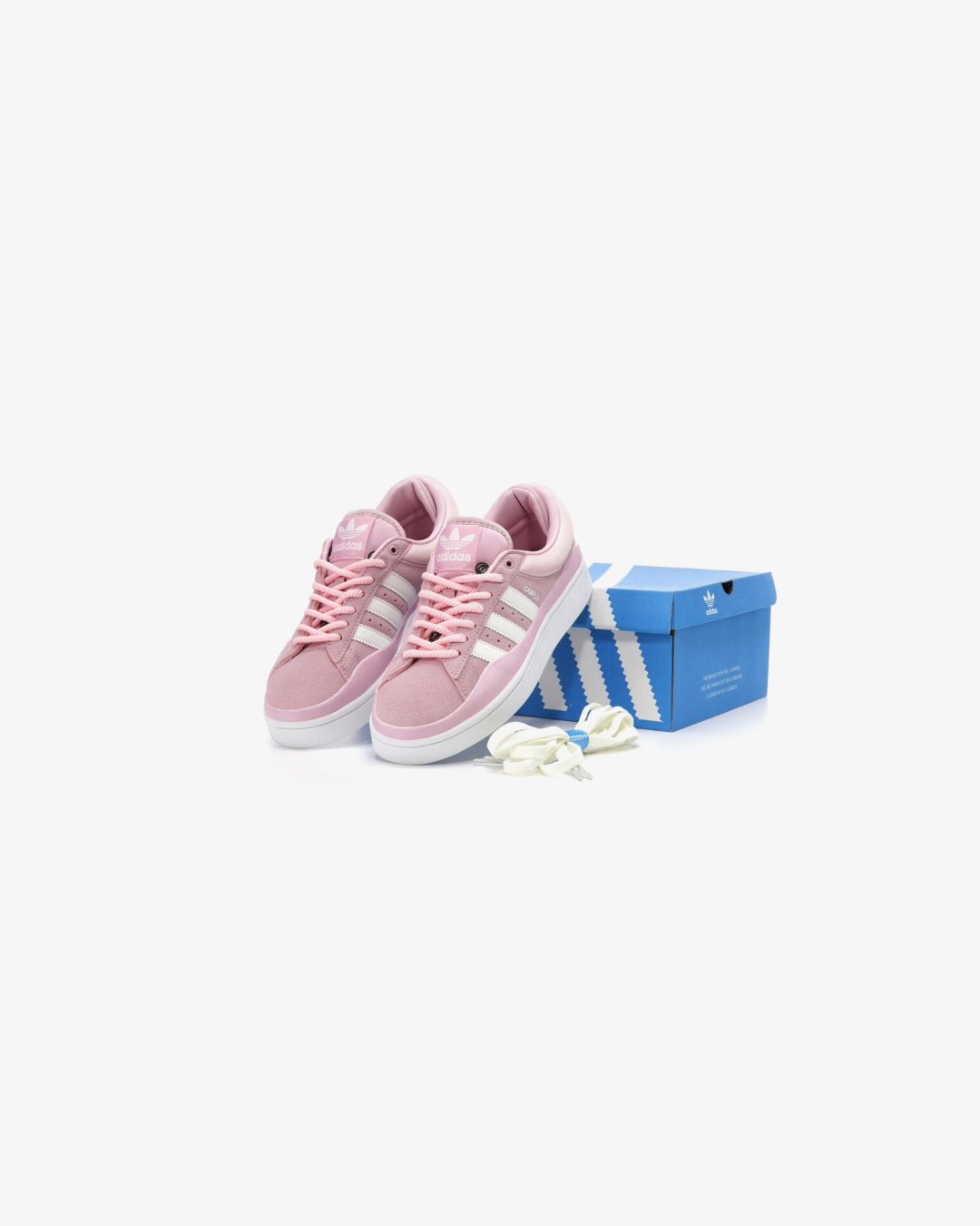 Adidas Campus X Bad Bunny Pink White Sneakers