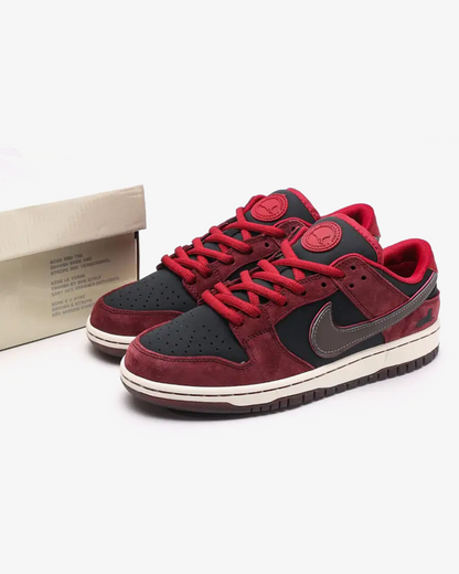 Riot Skate Shop x Nike SB Dunk Low Pro "Mahogany" Sneakers