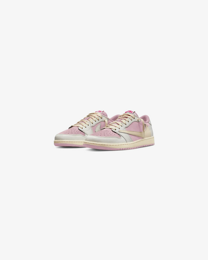 Air Jordan 1 Lows Travis Scott Shy Pink-White Sneakers