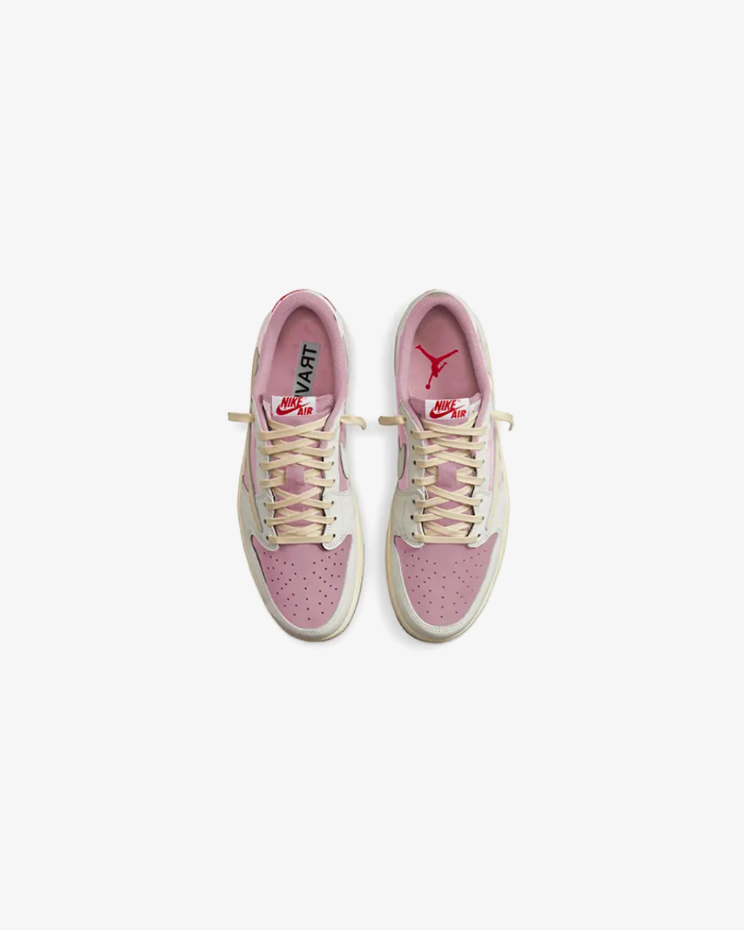 Air Jordan 1 Lows Travis Scott Shy Pink-White Sneakers