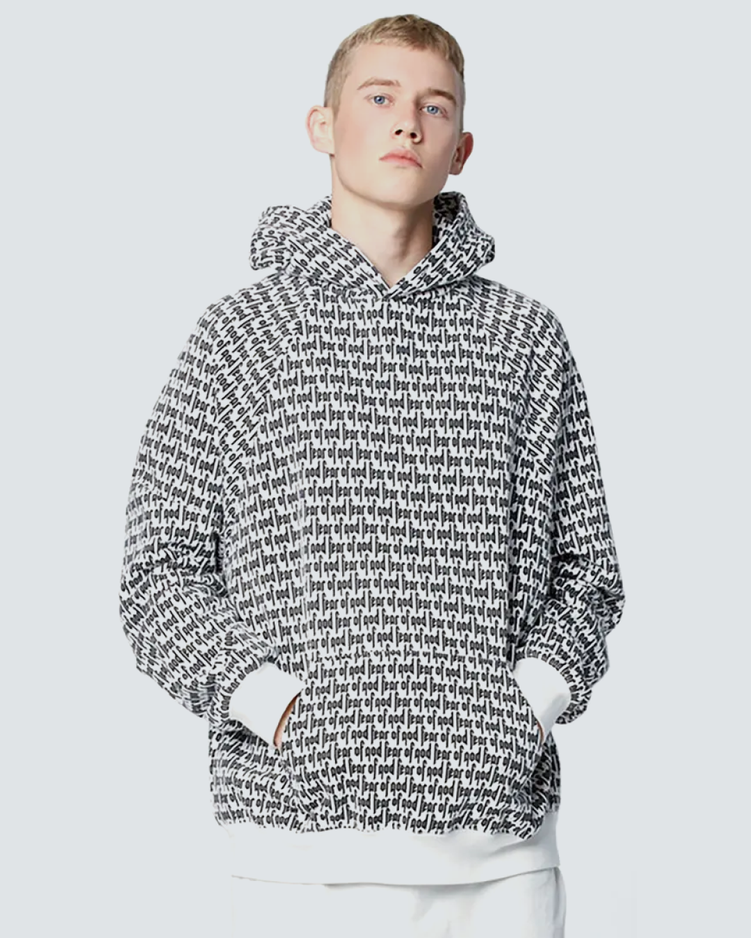 Fear Of God Print Hoodie