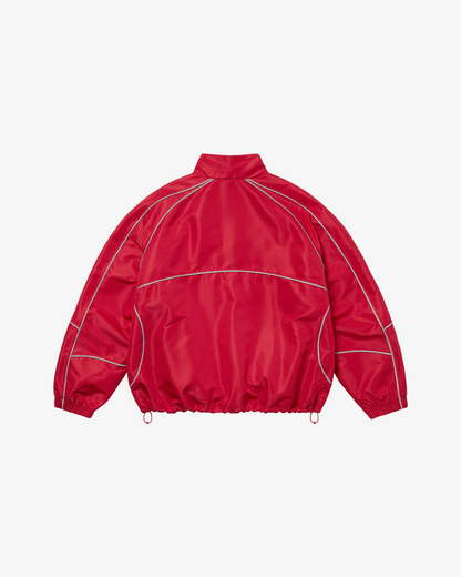 Supreme Reflective Piping Pullover Jacket – Bold Streetwear with a Supreme Reflective Piping Pullover Jacket – Bold Streetwear with a
