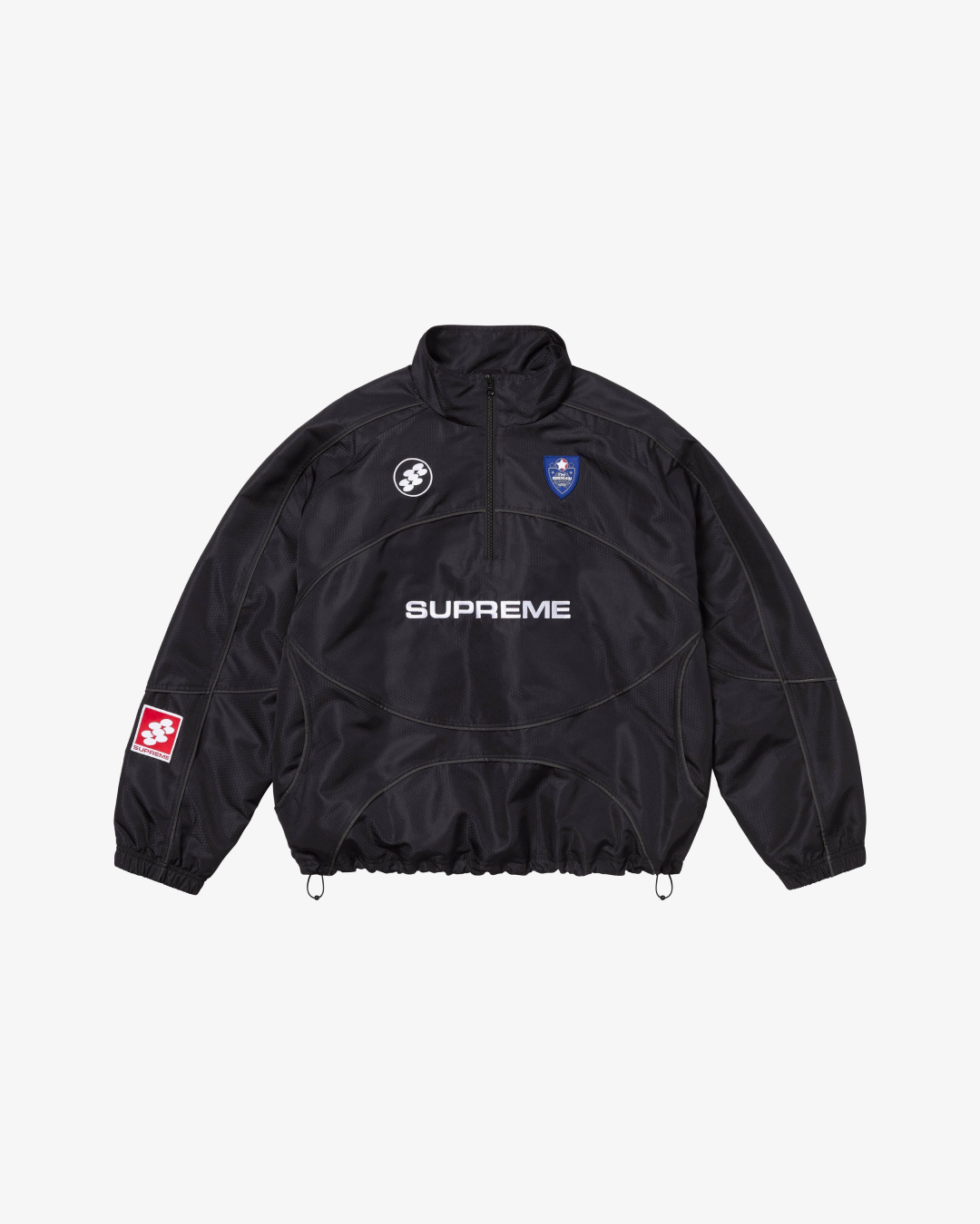 Supreme Reflective Piping Pullover Jacket