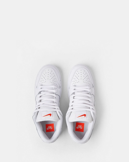 Nike SB Dunk Low Pro ISO “ORANGE LABEL” Triple White Sneakers