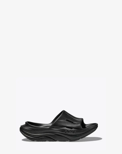 Hoka Ora Recovery Slide 3 Black Sandals