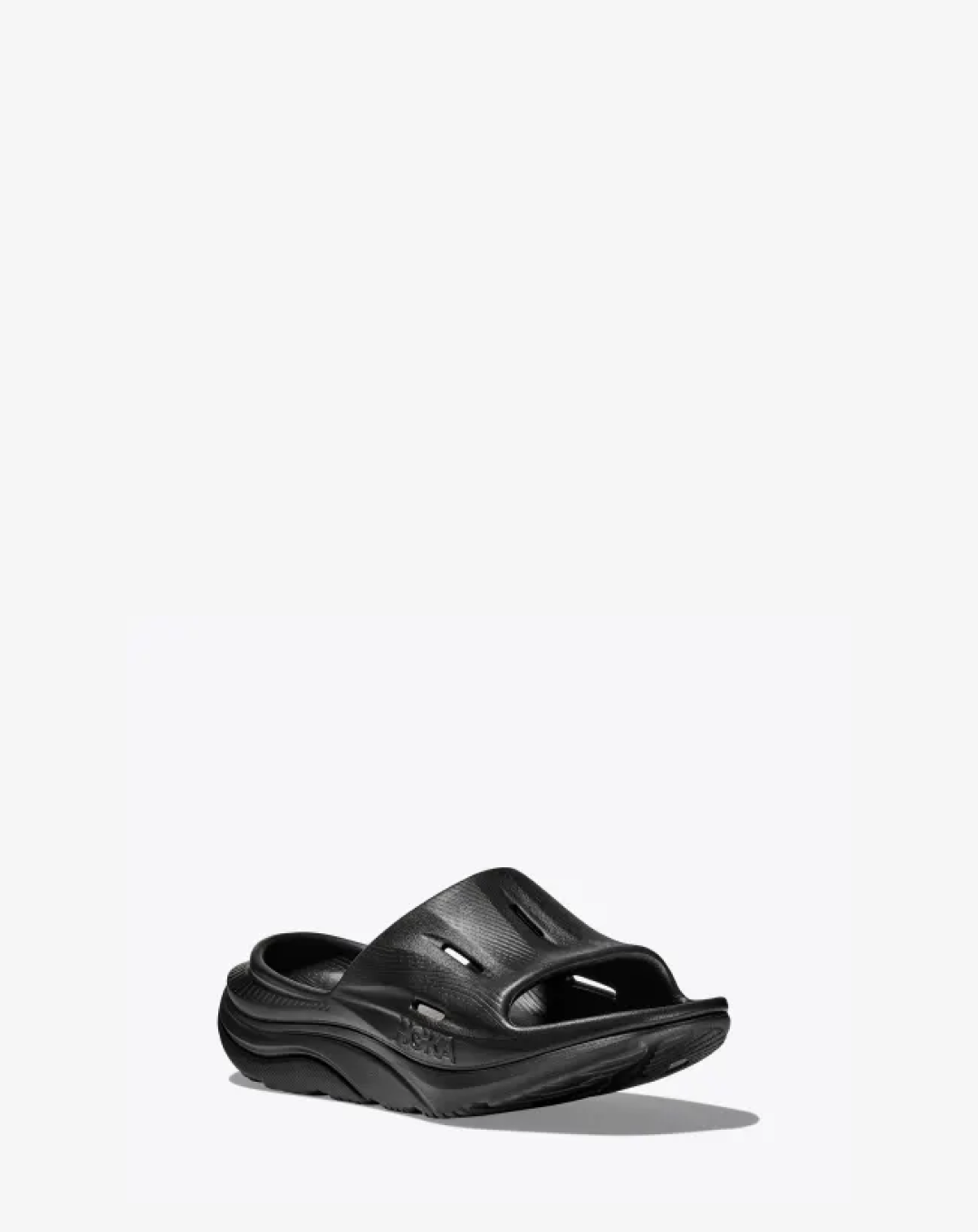 Hoka Ora Recovery Slide 3 Black Sandals