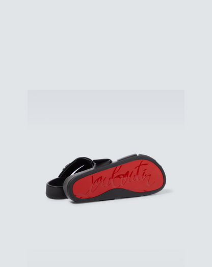 Christian Louboutin Abubizz Leather Slippers