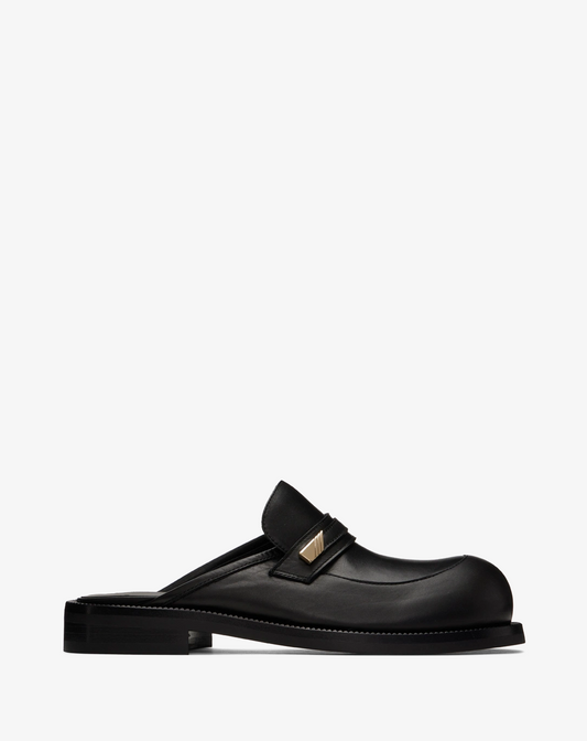 Martine Rose Black Bulb Toe Mule