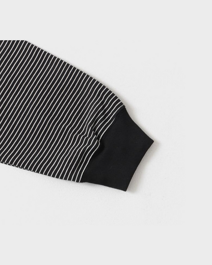 Quality Stripe 'Black' Longsleeve