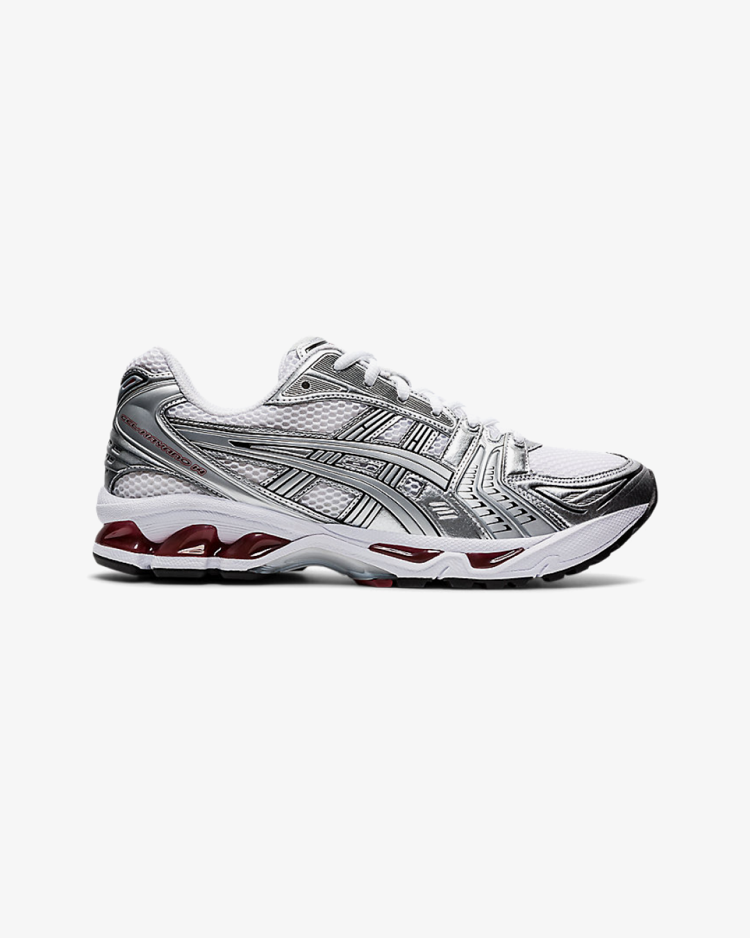 ASICS Gel-Kayano 14 “White/Pure Silver/Red”