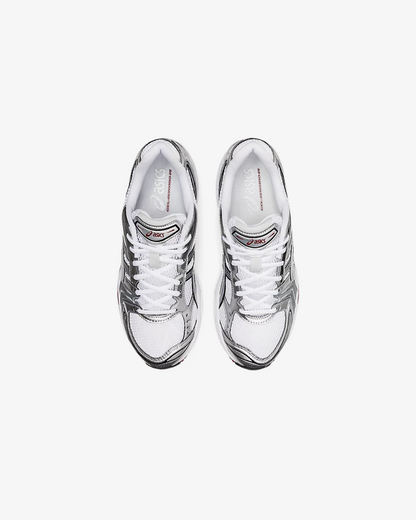 ASICS Gel-Kayano 14 “White/Pure Silver/Red”