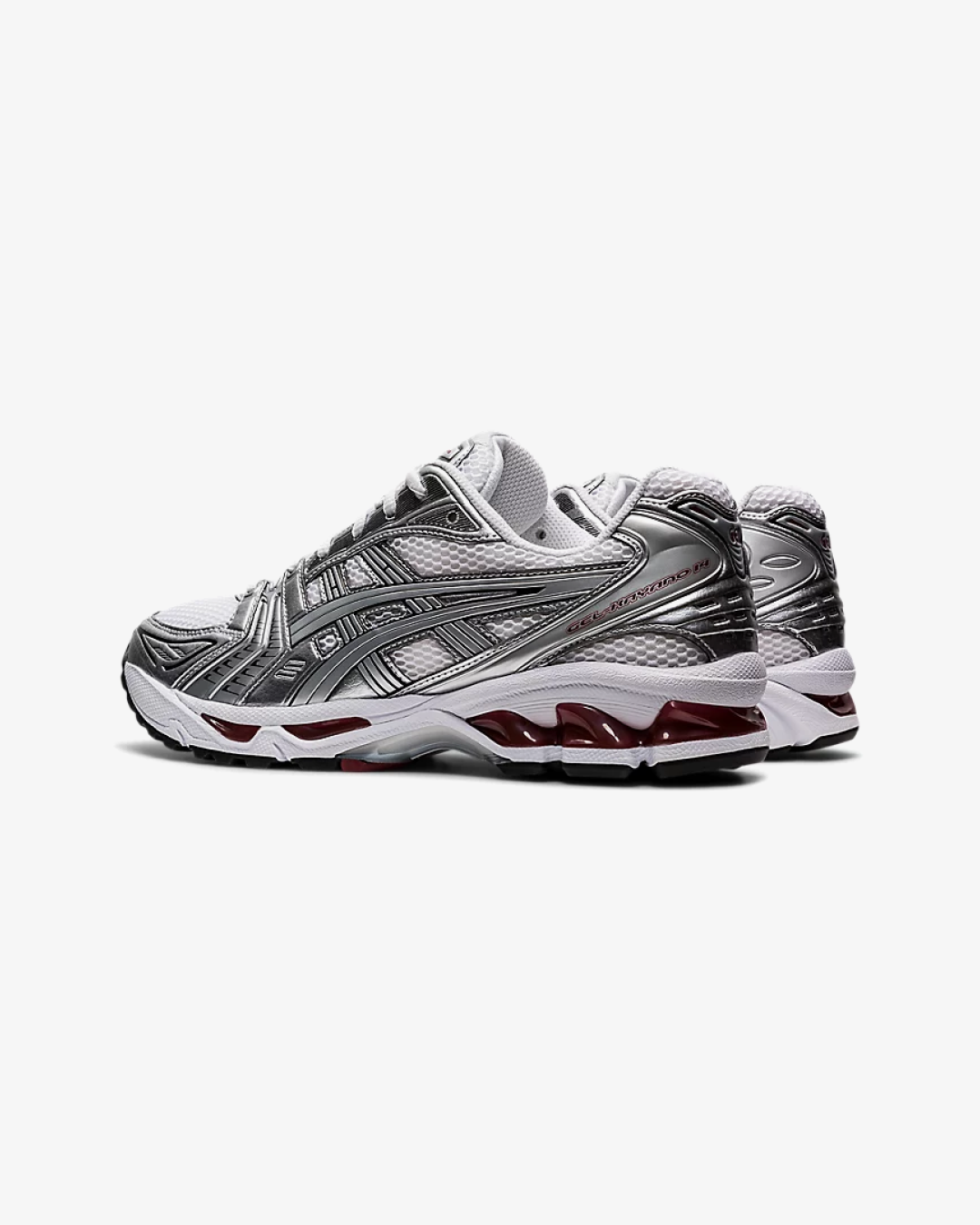 ASICS Gel-Kayano 14 “White/Pure Silver/Red”