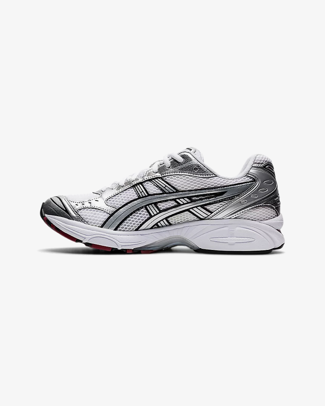 ASICS Gel-Kayano 14 “White/Pure Silver/Red”