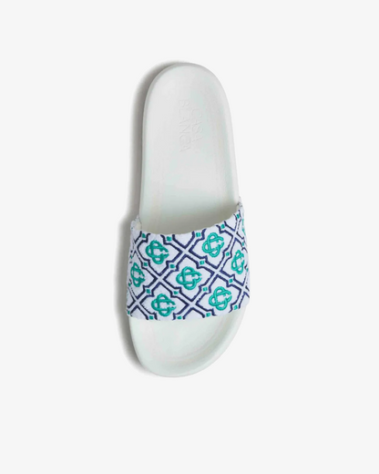 Casablanca Monogram Towelling Slide