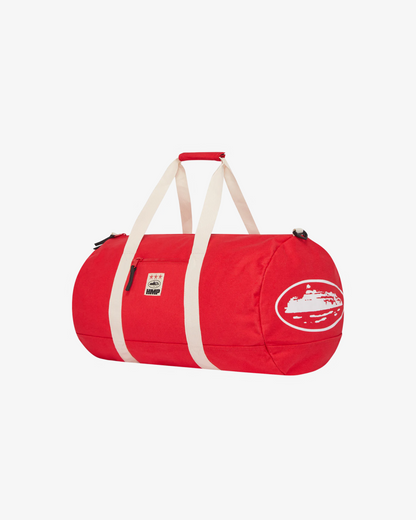 Corteiz HMP Duffle Red Bag – Rugged Utility with Underground Edge Corteiz HMP Duffle Red Bag – Rugged Utility with Underground Edge