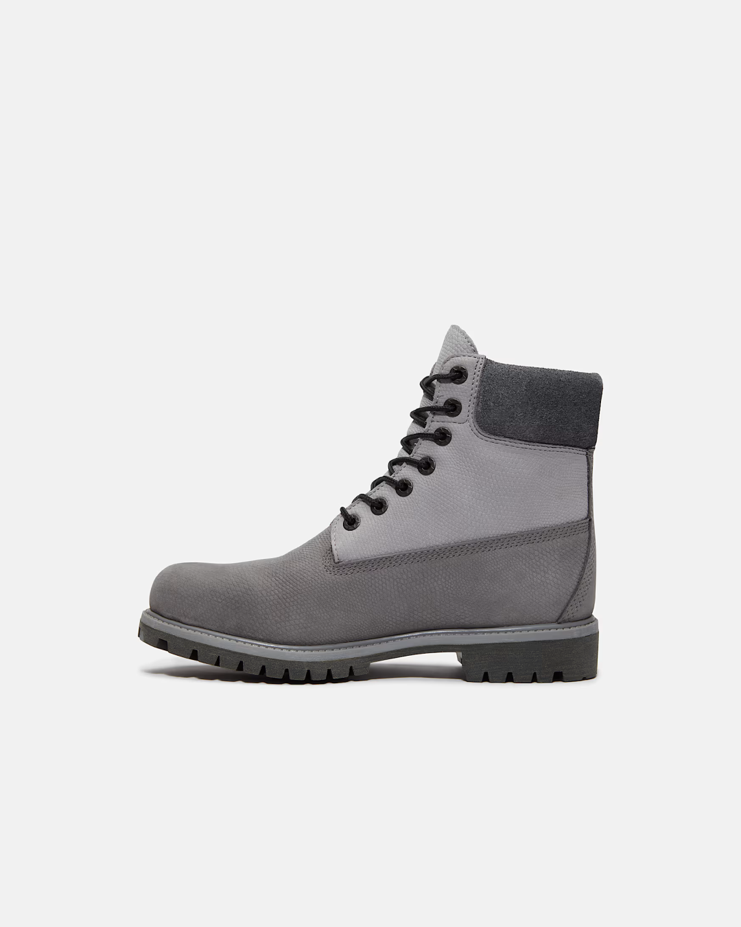 TIMBERLAND PREMIUM 6-INCH WATERPROOF BOOTS IN GREY NUBUCK