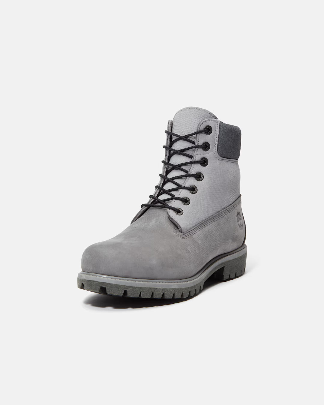 TIMBERLAND PREMIUM 6-INCH WATERPROOF BOOTS IN GREY NUBUCK