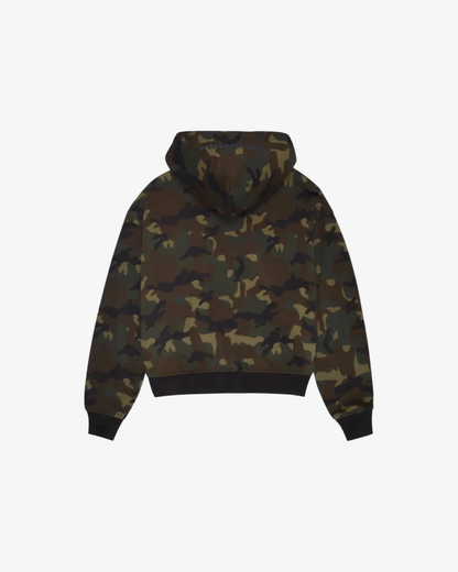 BROKEN PLANET CAMO ZIP UP HOODIE