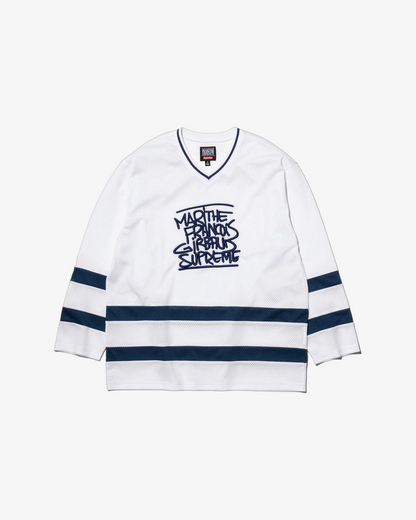 Supreme x Marithé + François Girbaud Hockey Jersey – Black & White